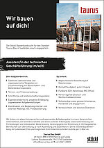 Assistent/in der technischen Geschäftsführung (m/w/d) bei Taurus Bau GmbH in Saalfelden